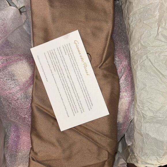 Gianvito Rossi Wedge with Suede Lace-up/Dust Bag 8.5 NWT $675 - Picture 10 of 10